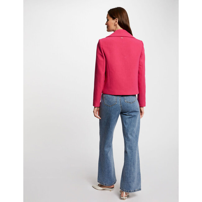 Morgan Short buttoned coat medium 214-Gsosso pink