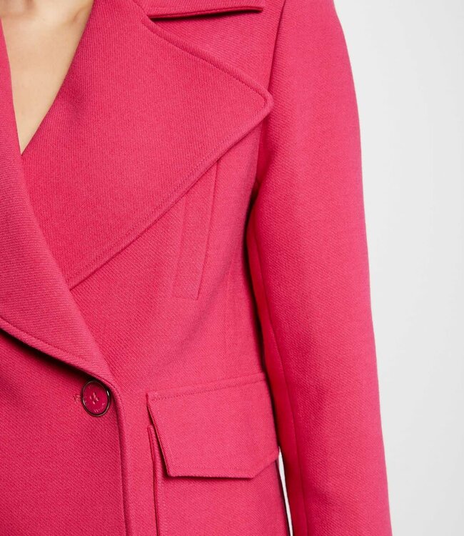 Morgan Short buttoned coat medium 214-Gsosso pink