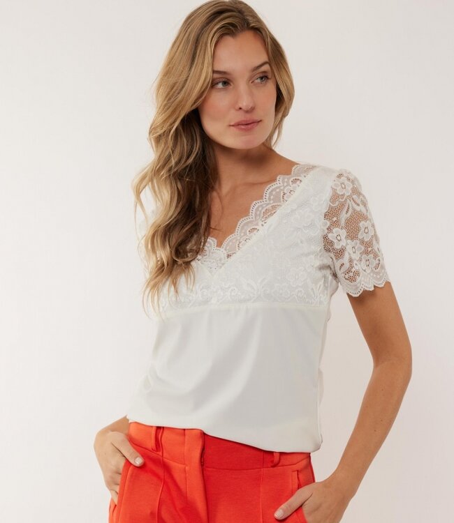 G-maxx Belicia Top 24VZG07 Offwhite