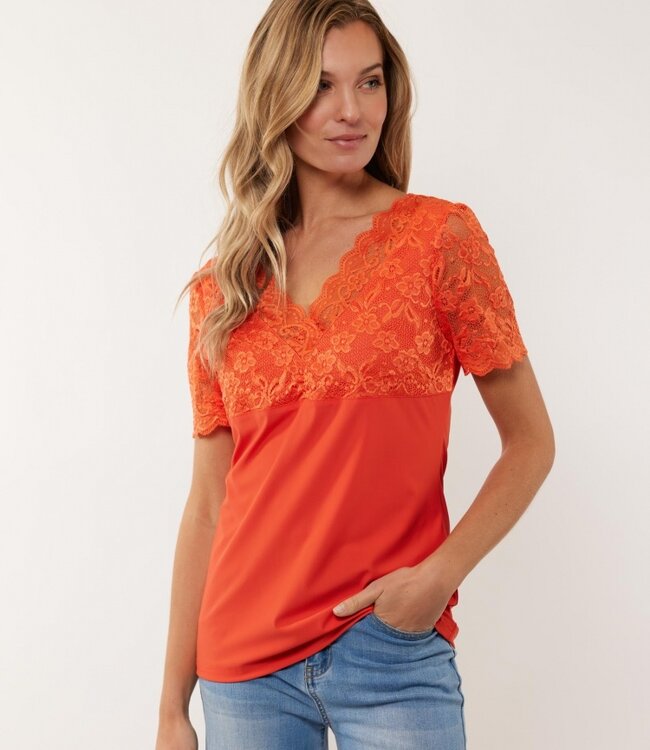 G-maxx Belicia Top 24VZG07 Poppy