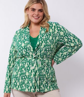 Exxcellent Senne Blazer 24vze45 Zand Bladgroen