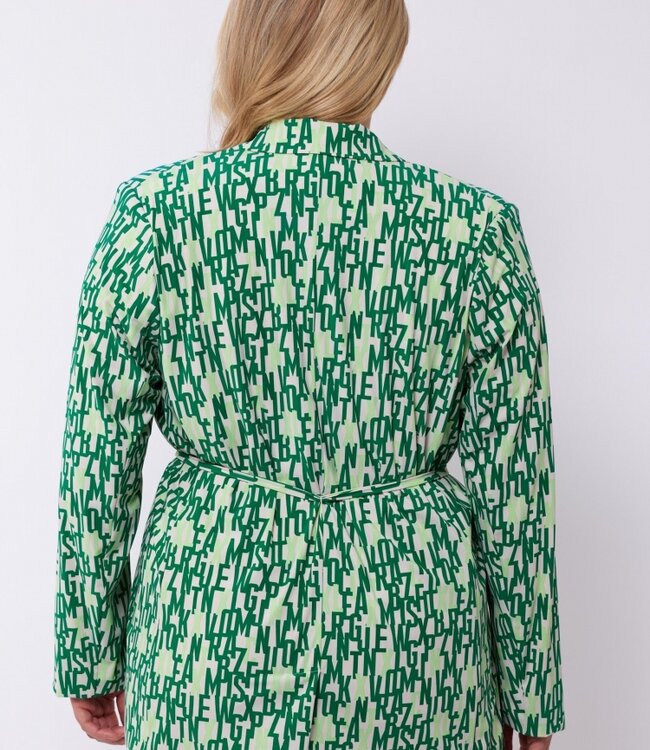 Exxcellent Senne Blazer 24vze45 Zand Bladgroen