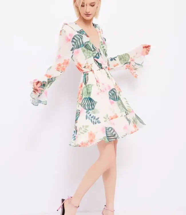 GAUDI Floral Georgette Dress 15024