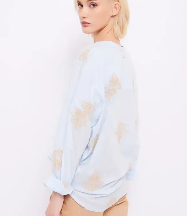 GAUDI Long Sleeve Shirt 411FD45001 Light Blue