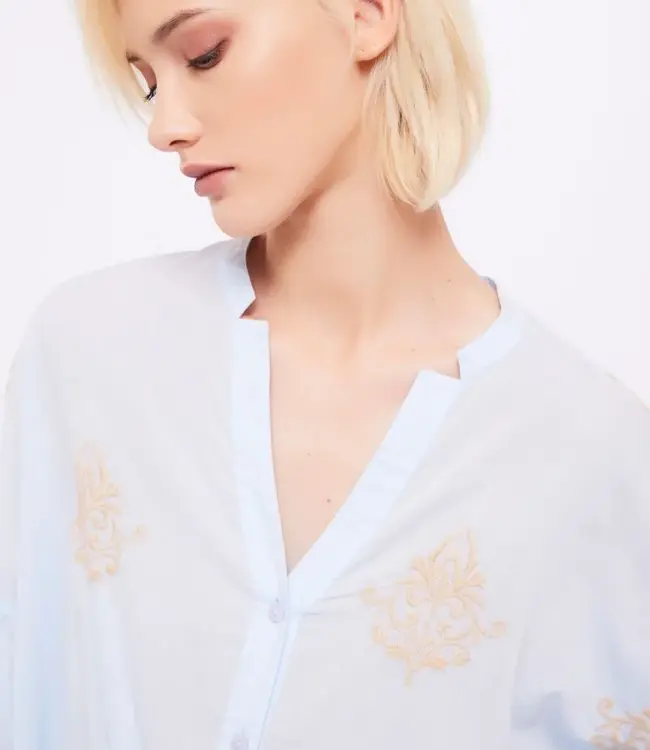 GAUDI Long Sleeve Shirt 411FD45001 Light Blue