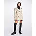 Morgan Waisted belted trenchcoat with hood 241-Gladia Beige