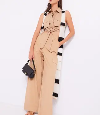 GAUDI Women's cargo trousers FD25005 Croissant