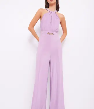 GAUDI Lurex jersey jumpsuit FD14006 Orchid Bloom+lurex