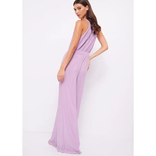 GAUDI Lurex jersey jumpsuit FD14006 Orchid Bloom+lurex