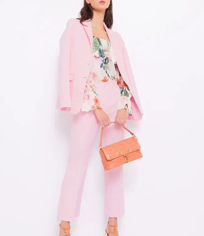 GAUDI Floral georgette blouse FD45019 Marshmallow-green