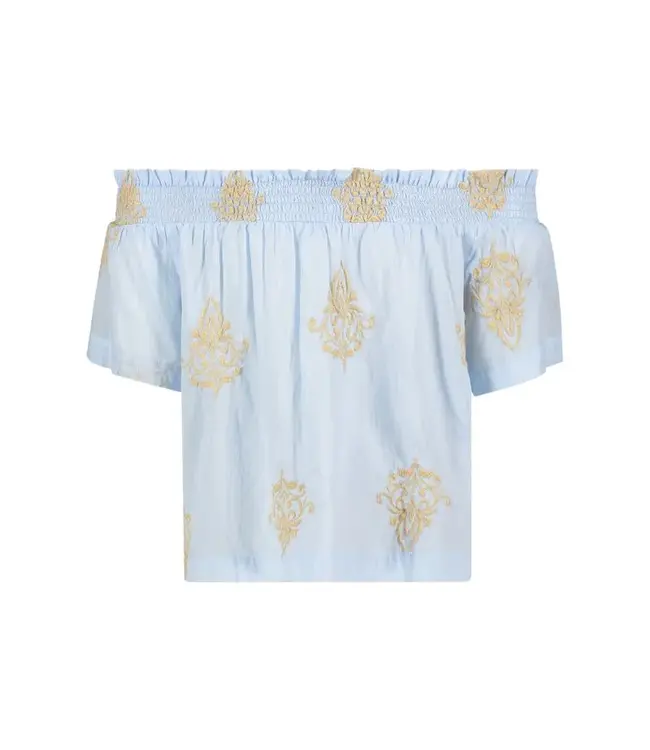 GAUDI Cotton top with embroidery FD45002