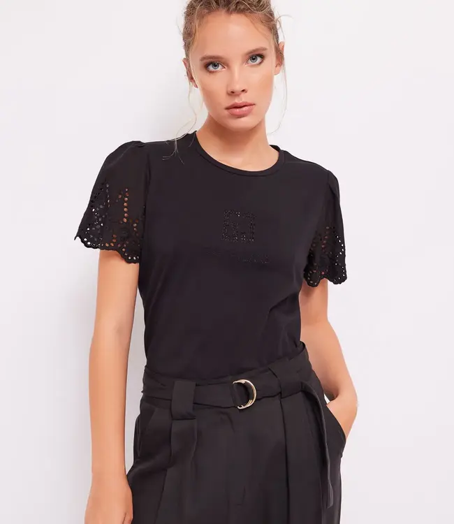 GAUDI Short Sleeve T-Shirt 411 BD64039 Black