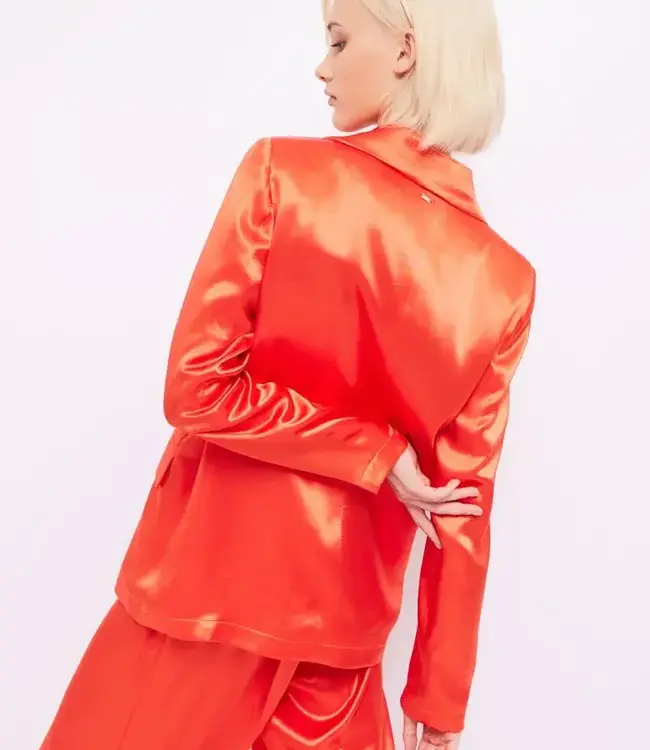 GAUDI Satin blazer 411FD35011 Nasturtium