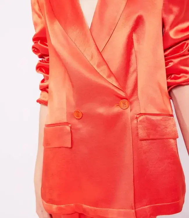 GAUDI Satin blazer 411FD35011 Nasturtium