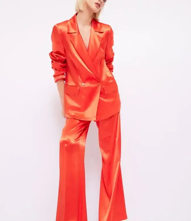 GAUDI Satin blazer 411FD35011 Nasturtium