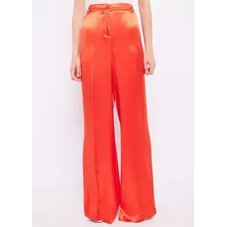 GAUDI Satin trousers 411FD25020 Nasturtium