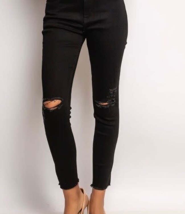 Dames High Waist skinny jeans Ghatra 5248 Black