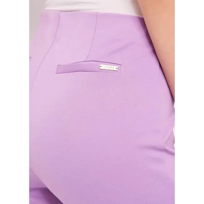 GAUDI Stretch flare broek viscose blend 411BD24002 Lila