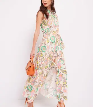 GAUDI Floral print katoen jurk 411BD15029
