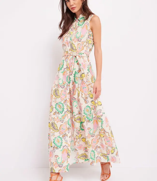 GAUDI Floral print katoen jurk 411BD15029