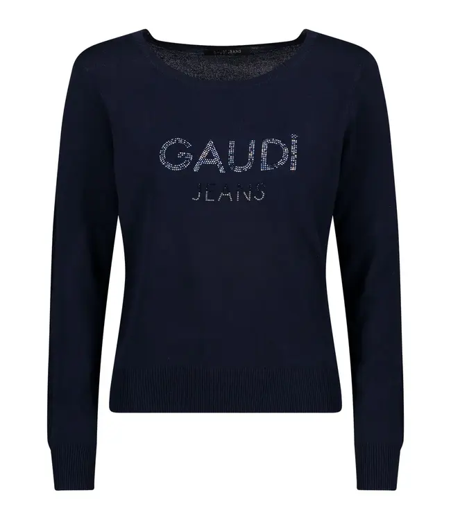 GAUDI Jumper with logo 411BD53013 Black