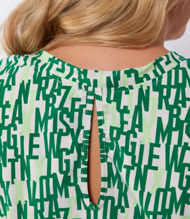 Exxcellent Gisele Top 24VZE38 Zand/Bladgroen