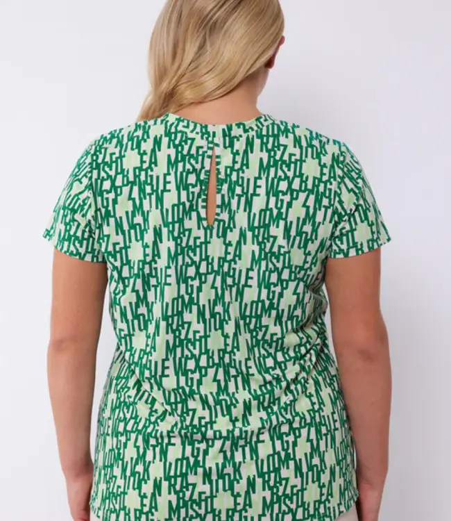 Exxcellent Gisele Top 24VZE38 Zand/Bladgroen