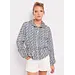 GAUDI Printed nylon jacket 411BD35010  Navy