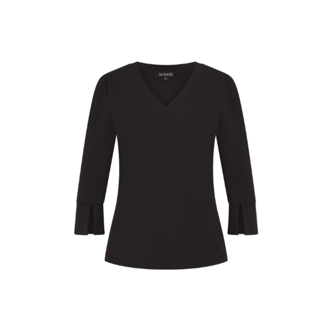 MI PIACE Travel Top uni 3/4 Mouw 2329 Black