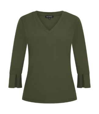 MI PIACE Travel Top uni 3/4 Mouw 2329 Deep Depth