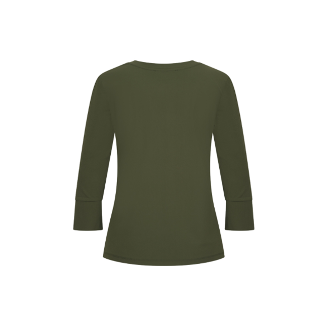 MI PIACE Travel Top uni 3/4 Mouw 2329 Deep Depth