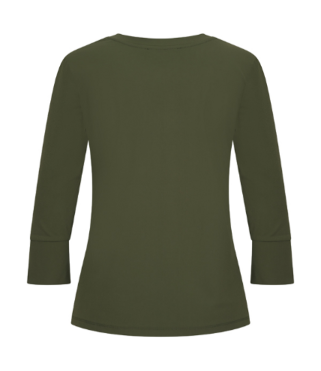 MI PIACE Travel Top uni 3/4 Mouw 2329 Deep Depth