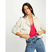 Morgan Straight jacket with suede effect 241-Gousmi Tofu