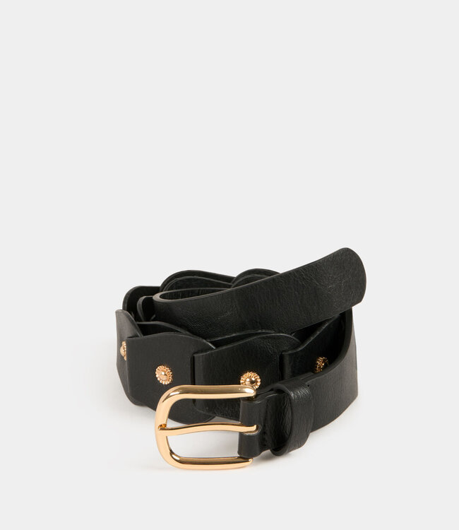 Morgan Belt with studs242-3Vague Black