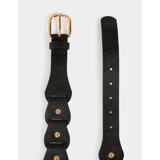 Morgan Belt with studs242-3Vague Black