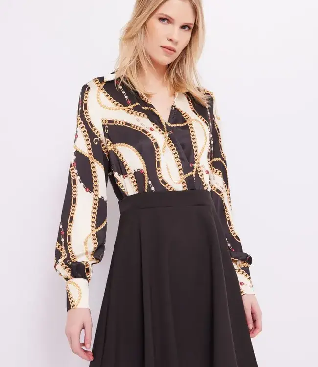 GAUDI Women's dress with layering effect