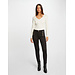 Morgan Skinny trousers with decorative buttons 232-Pame Black