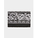 Morgan Pleated printed scarf 242-5baie  black
