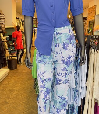 MI PIACE Travel Pantalon Print 2089 Blue Flower