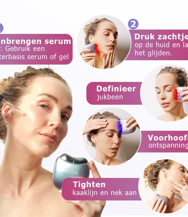 Premium EMS Gua Sha with Light Therapy Beauty Tool KS-GS02