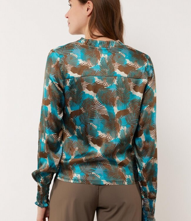 G-maxx Monica Blouse 24VZG39 Bermudablauw