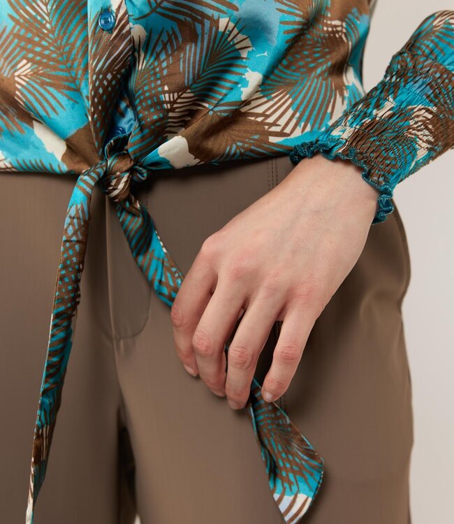 G-maxx Monica Blouse 24VZG39 Bermudablauw