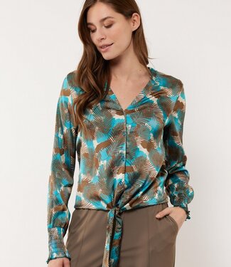 G-maxx Monica Blouse 24VZG39 Bermudablauw