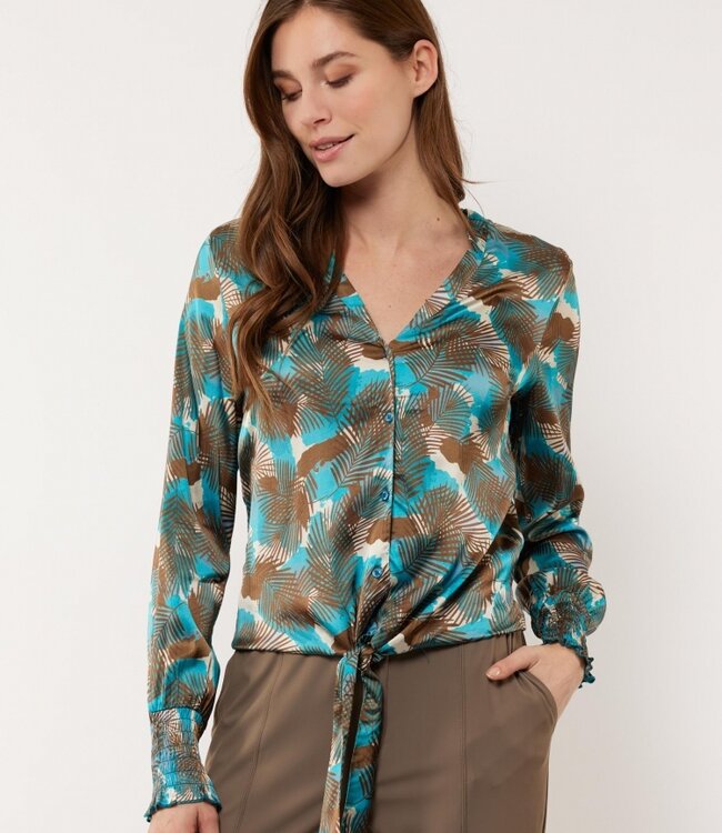 G-maxx Monica Blouse 24VZG39 Bermudablauw