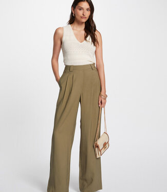 Morgan Loose  trousers 242-Pvadia khaki green