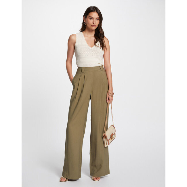 Morgan Loose  trousers 242-Pvadia khaki green