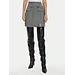 Morgan Straight skirt houndstooth print 241-June.f Multico