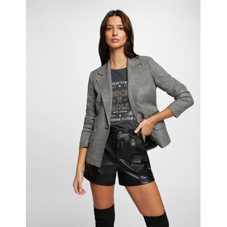 Morgan Jacket houndstooth print 241-Vjune.f multico