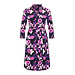 MI PIACE Travel Jurk flowers print Devi 2092 Purple