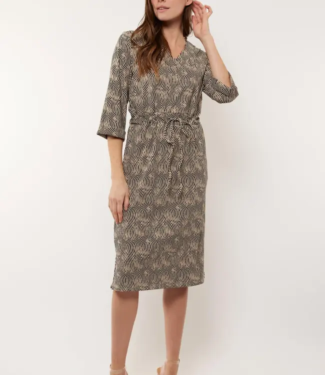 G-maxx Bliss Jurk 24VZG19 Zand/Jurk